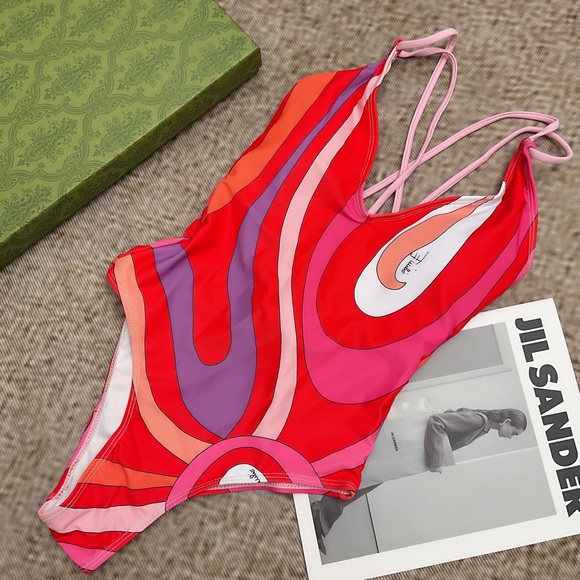 Meet the Posher Other - Emilio Pucci one-piece swimsuit